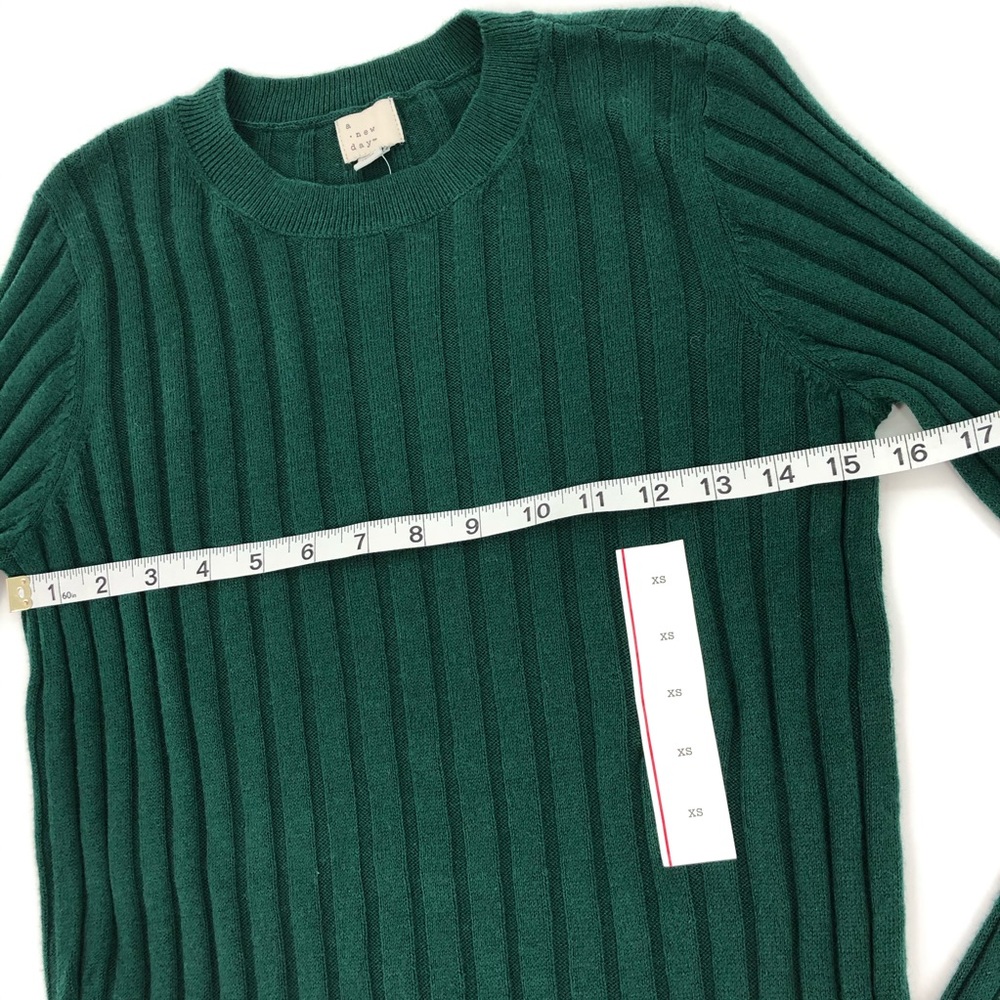 A New Day Knit Green Sweater - Picture 6 of 11